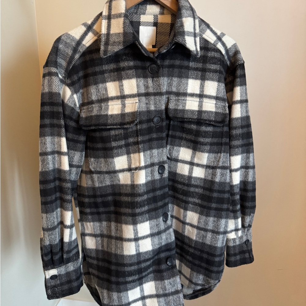 Checkered Shacket